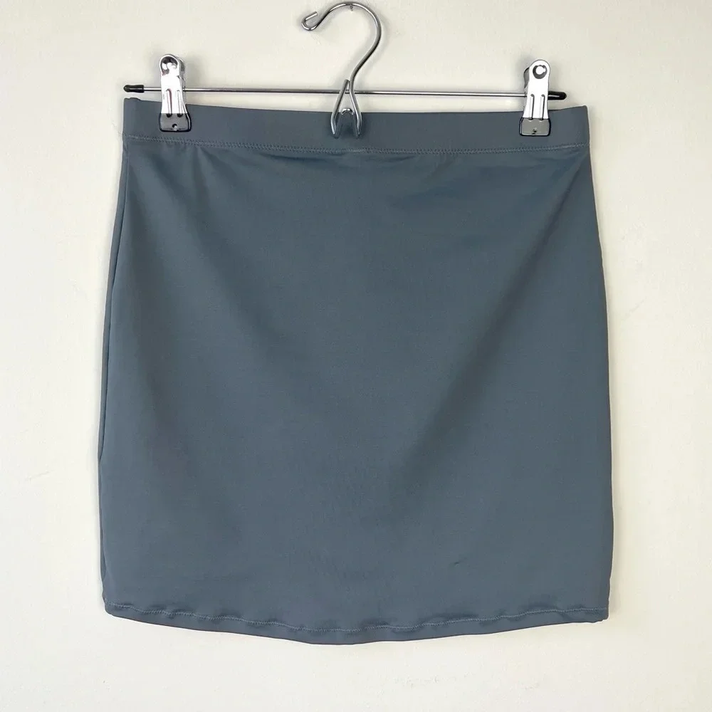 Skims Swim Tube Skirt Mini Gray